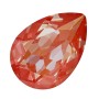 P0052-Swarovski Elements 4320 Orange Glow DeLite 14x10mm-1 buc