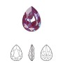 P0054-Swarovski Elements 4320 Lotus Pink DeLite 14x10mm-1 buc