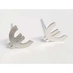 F0003-Cercei din argint EURO 11x8.5mm pret 1 bucata