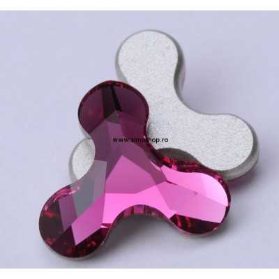 P1843-SWAROVSKI ELEMENTS 2708 Fuchsia 8x8.7mm 1 buc