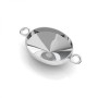 G0435-Baza link Rivoli oval 4122 14mm-1 buc