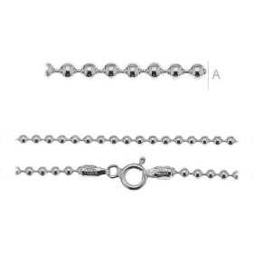 G0453-Bratara argint 925 cu bilute 21 cm lungime-1buc