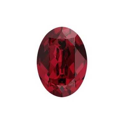 0252-SWAROVSKI ELEMENTS 4120 Scarlet Foiled 8x6mm-1buc