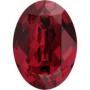 0252-SWAROVSKI ELEMENTS 4120 Scarlet Foiled 8x6mm-1buc