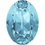 0253-SWAROVSKI ELEMENTS 4120 Aquamaine Foiled 8x6mm-1buc