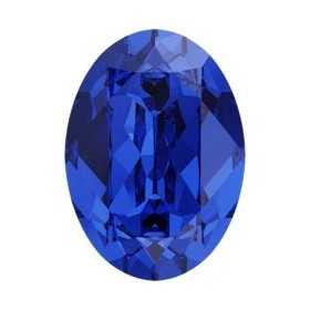 0255-SWAROVSKI ELEMENTS 4120 Majestic Blue Foiled 8x6mm-1buc