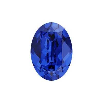 0255-SWAROVSKI ELEMENTS 4120 Majestic Blue Foiled 8x6mm-1buc