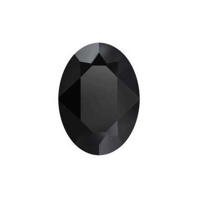 0273-SWAROVSKI ELEMENTS 4120 Jet Unfoiled 8x6mm-1buc