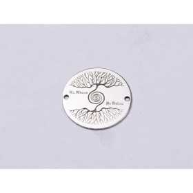 E0311 G Link din argint Tree of Life 16.5mm 0.33
