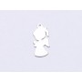E0312 N Charm pandant ingeras fetita 0.5mm