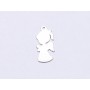 E0312 N Charm pandant ingeras fetita 0.5mm