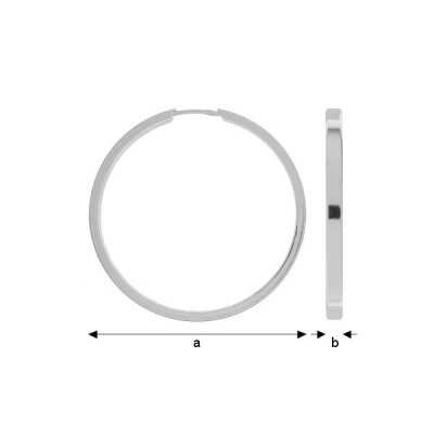 G0938-Veriga argint 925 45mm x 3.60mm-1 bucata