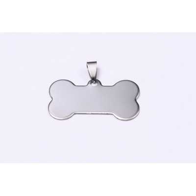 C014-Tag Os INOX 40x22mm-1 buc
