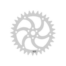 E0380 N Rotita dintata mecanism ceas din argint 16.5mm 0.5mm