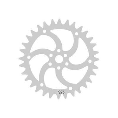 E0380 N Rotita dintata mecanism ceas din argint 16.5mm 0.5mm