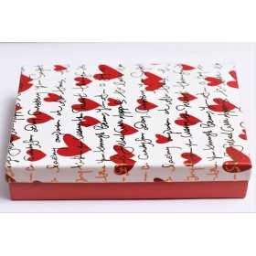 D140-Cutie rosie cu model Valentine pentru set-1 buc D140-Cutie rosie cu model Valentine pentru set-1 buc