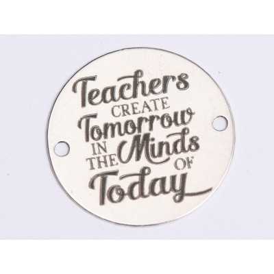 E0399 G Link din argint Teachers create Tomorrow 16.5mm 0.33mm