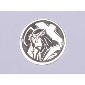 E0429 GS Link din argint Isus cu crucea 16.5mm 0.33mm