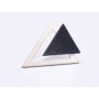 E0077 N Cercei 2 triunghiuri din argint 925 16.5x14.5 0.5mm