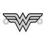 E0481 G Link din argint 925 pentru bratara Wonder Woman 24x10mm 0.5mm