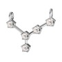 G0337-Link zodiac Rac 925 cu cristale Swarovski-1 buc