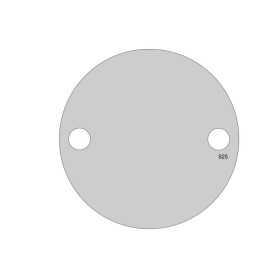 K037-Link argint 925 banut cu doua gauri de 2mm 6.5mm 0.3mm