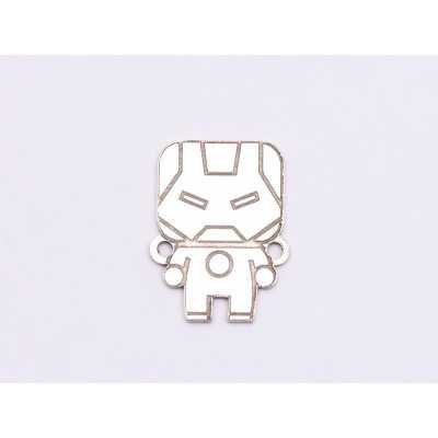 E0560 G Link lego superhero IronMan 14x11mm 0.5mm 1 buc