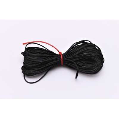 B053-Snur negru 1mm-10 metri