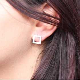 E0571 N Cercel din argint 925 patrat 12x12mm 0.5mm E0571 N Cercel din argint 925 patrat 12x12mm 0.5mm