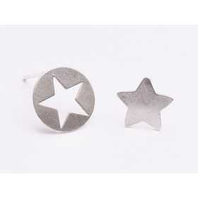 F0019-Tije cercei set steluta argint 925 11 mm-Pereche F019-Tije cercei set steluta argint 925 11 mm-Pereche