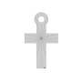 E0578 G Charm cruciulita din argint 15x9mm 0.5mm