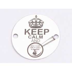 E0580 GS Link din argint 925 "Keep calm and..." 16.5mm 0.33mm 1 buc