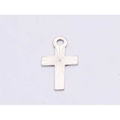 E0578 G Charm cruciulita din argint 15x9mm 0.5mm