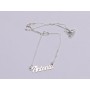 FAST001 Lantisor din argint cu nume