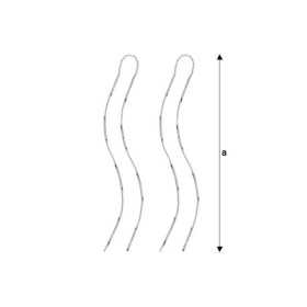 G0115-Cercei lungi spirale 86mm-1 buc G0115-Cercei lungi spirale 86mm