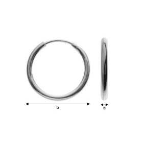 G2068 - Veriga din argint 925 16mm 1,8mm grosime -1 buc