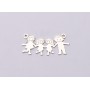 E0606-G-Link familie (parinti si doua fetite) -28x13x0.6 mm-1 buc