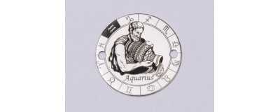 ARGINT GRAVAT CU ZODII